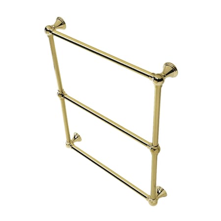 Kingston Brass DTC322419PB 24-Inch Wall Mount Towel Rack, Polished Brass DTC322419PB